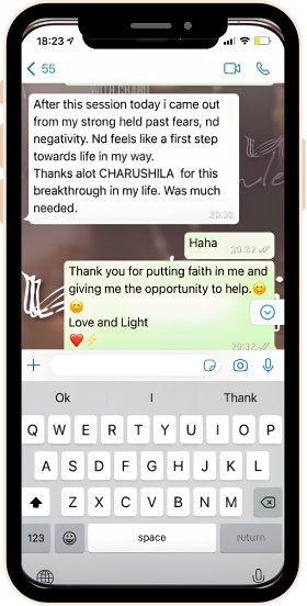 Client testimonial message