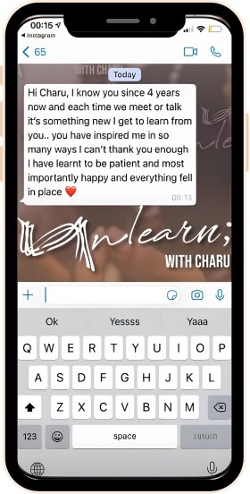 Client testimonial message